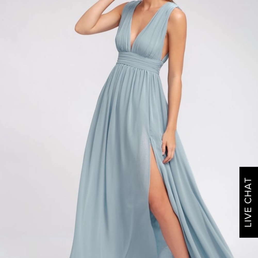 Blue dress